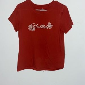Red hollister top